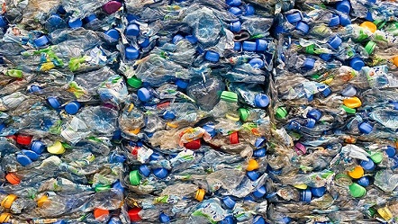 Closed loop recycling  plastic bottles