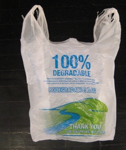 PE biodegradable shopping bags 