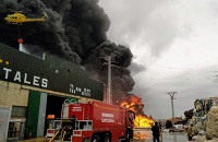 Massive fire at Fuente Álamo plastics recycling plant