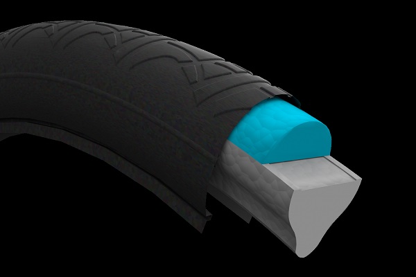 Non-stop cycling fun with airless tire inserts