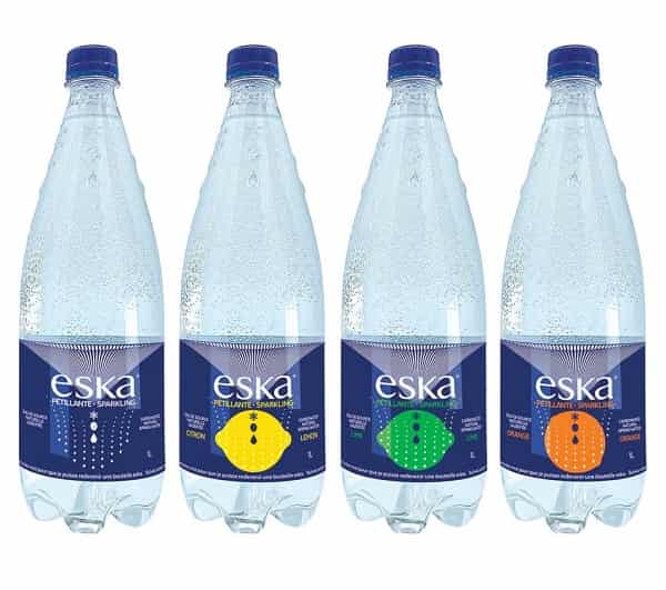 ESKA announces the complete transition to 100% recycled plastic for its natural spring and sparkling water bottles