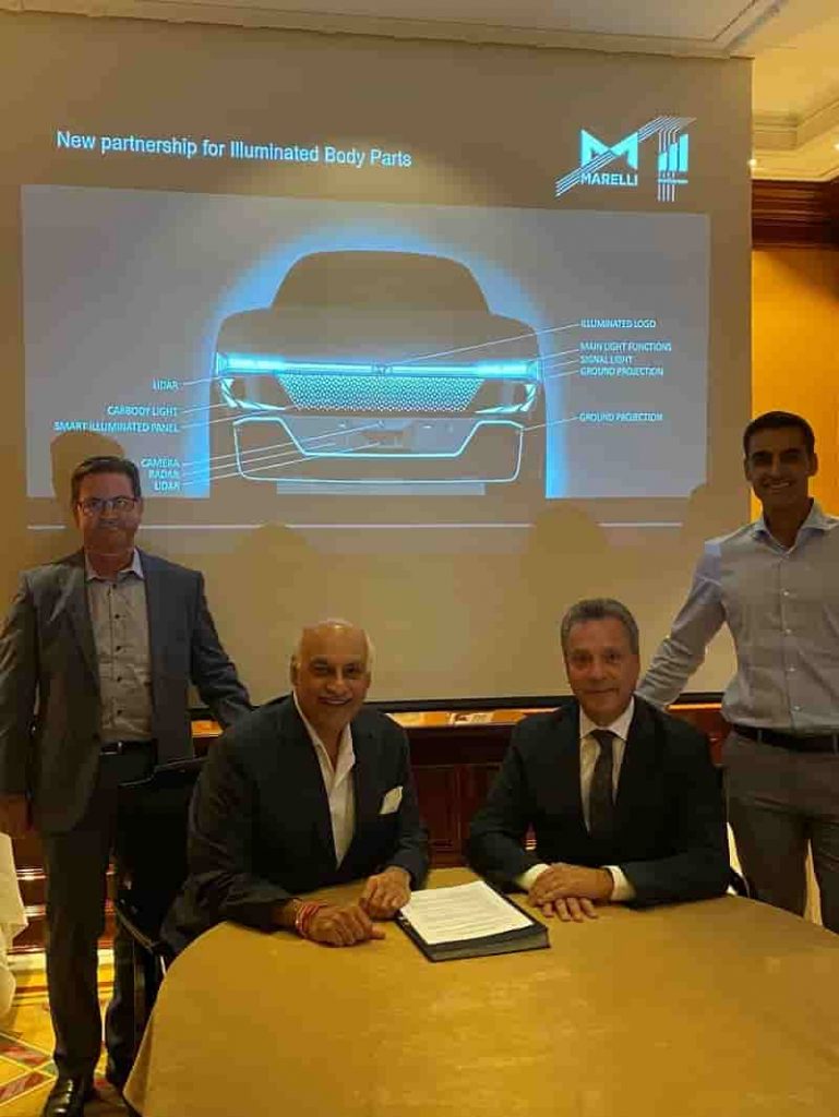 Marelli and SMRP BV (Motherson Group) sign a technological partnership for Smart Illuminated exterior parts of vehicles