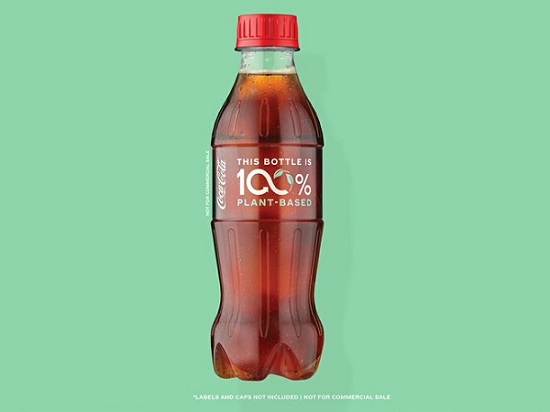Coca-Cola unveils prototype bottle made from 100% plant-based sources