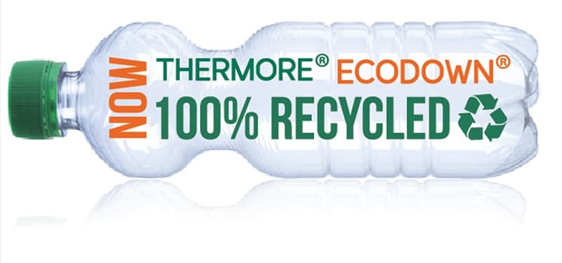 Thermore Group launches EVOdown made using recycled PET bottles