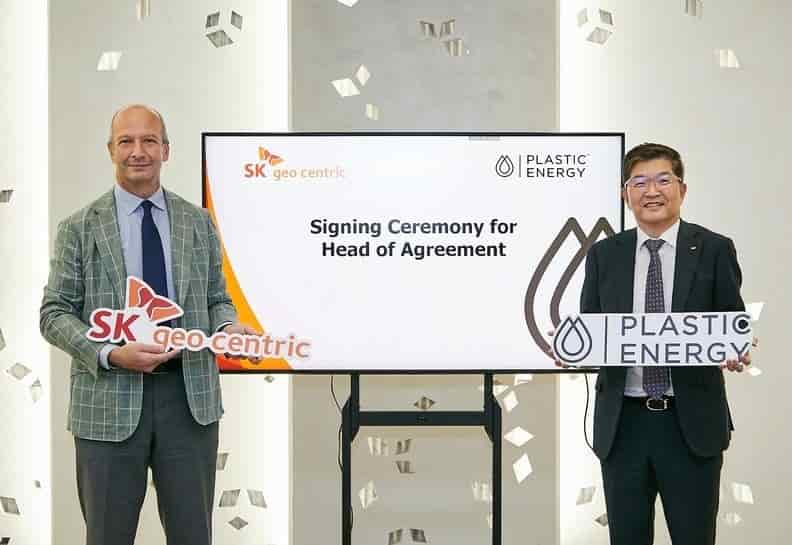 SK Innovations opts for Plastic Energy chemical recycling technology at Ulsan site