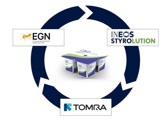 Tomra, Ineos Styrolution, and EGN have joined forces to launch an innovative polystyrene recycling project