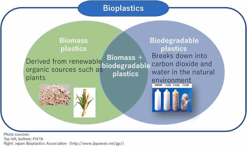 Biodegradable plastics Pollution