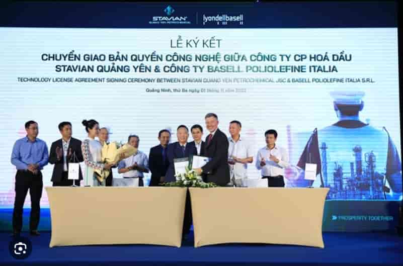 Quảng Yên Petrochemical plant granted technology transfer licences