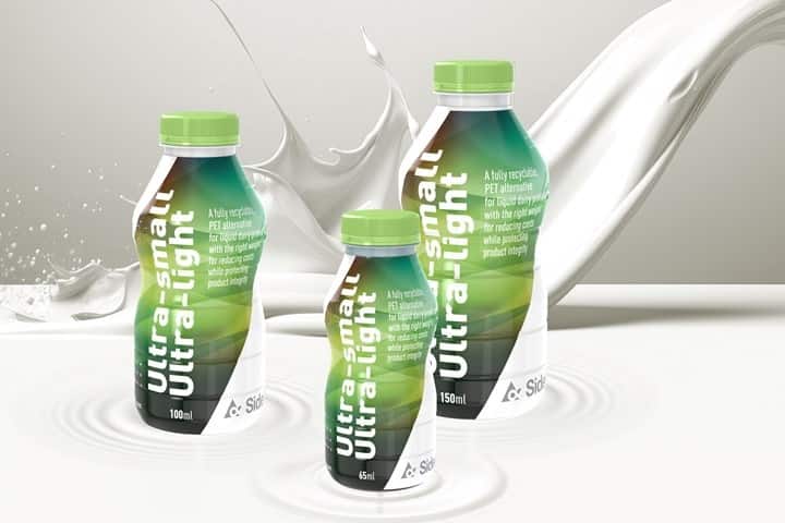 Sidel Launches Ultra-Small, Ultra-Light PET Bottle for Liquid Dairy Drinks