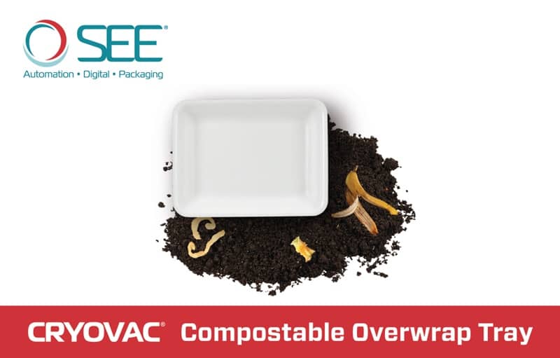 Replacing expanded polystyrene with compostable trays for protein packaging