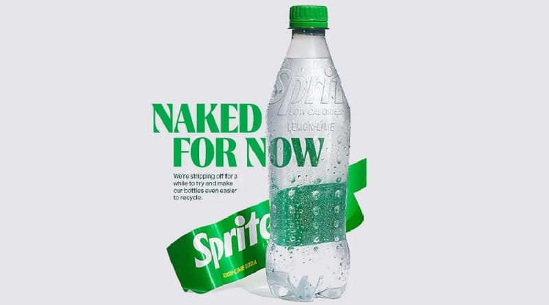 Coca-Cola is embarking on an innovative environmental initiative with its first UK trial of "label-less" packaging for Sprite and Sprite Zero on-the-go bottles