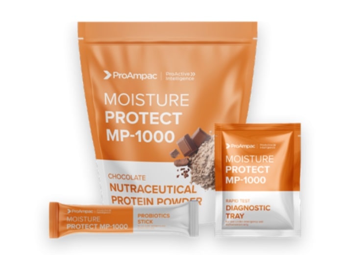 The active packaging for moisture absorption by ProAmpac and Aptar