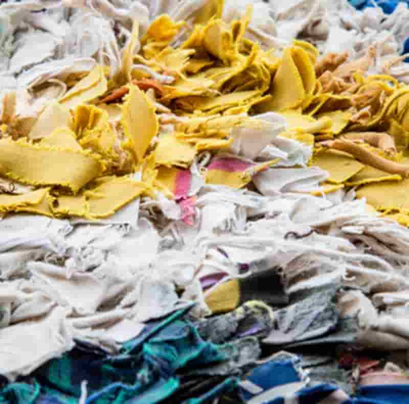 Solutions for processing recycled fibres