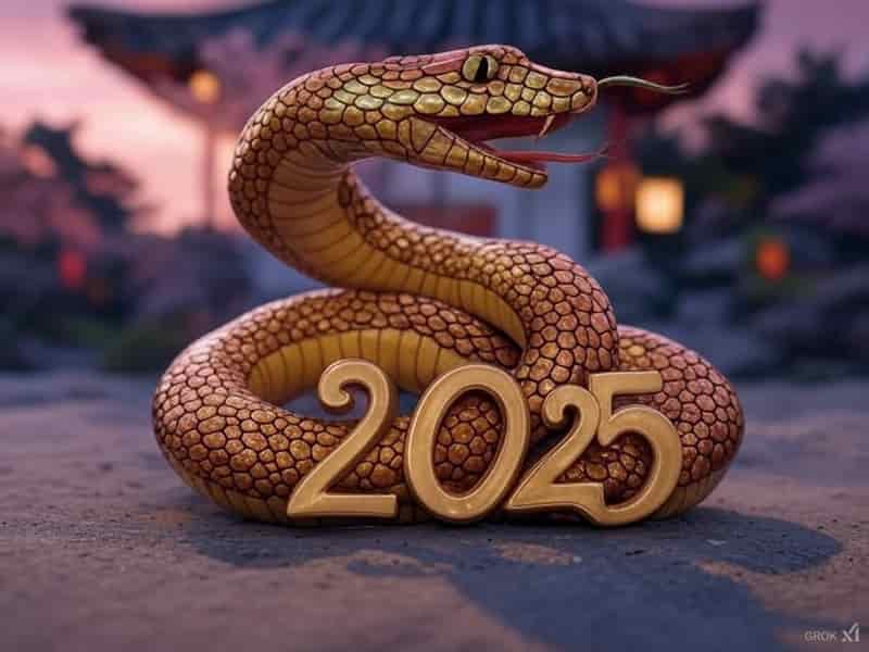 Chinese new year : snake year
