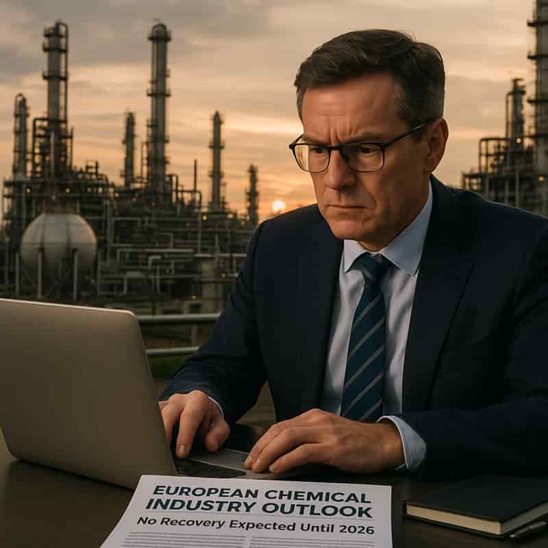 European Chemical Industry: No Recovery Expected Until 2026 Chemical Industry