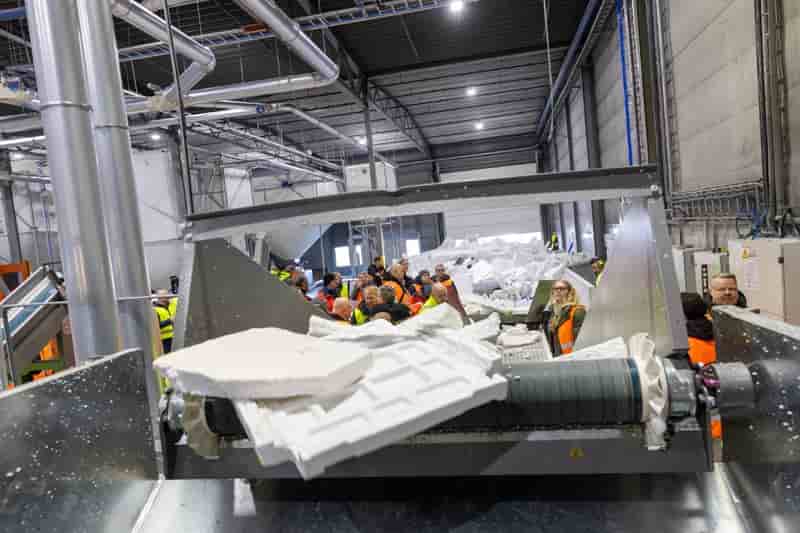 EPS recycling facility