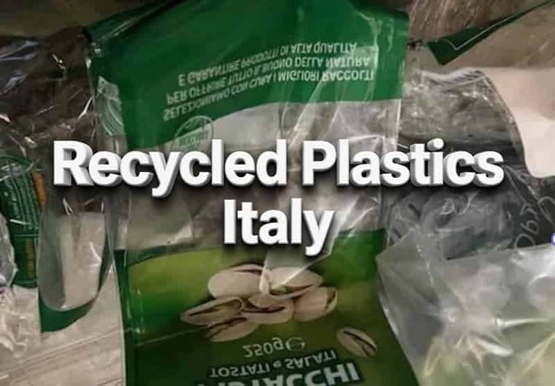 recycled plastics Italy