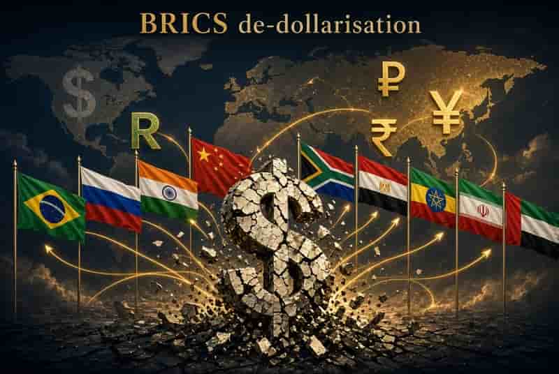BRICS De-Dollarisation